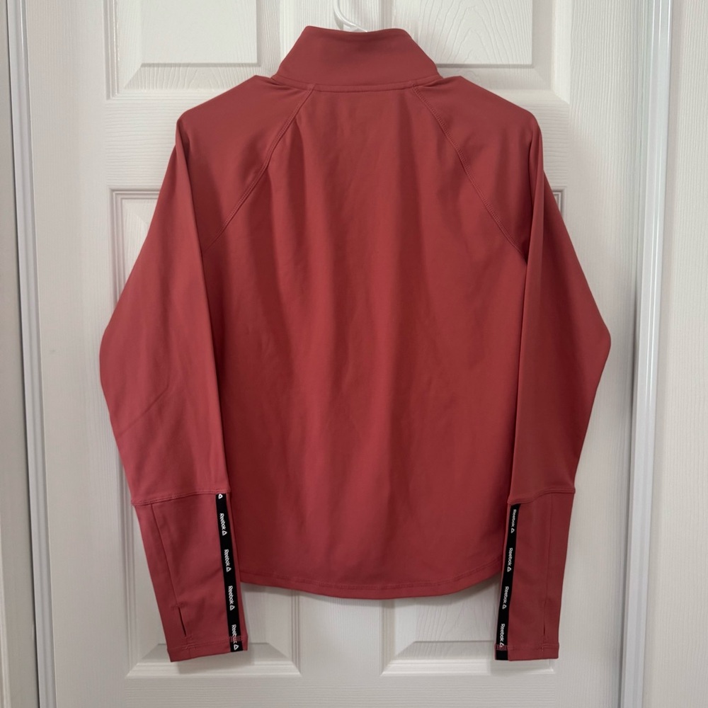 Reebok Women's Elevated Performance Jacket with Zipper Pocket Medium Dusty Cedar - Picture 5 of 7